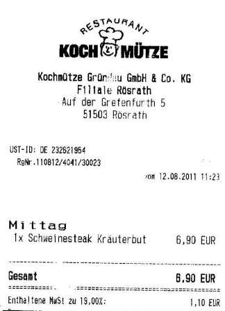 mfdl Hffner Kochmtze Restaurant